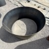 Solid Round Corten Steel Firepit