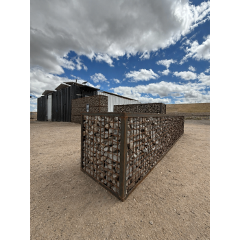 Gabion Basket/ Wall/ Fence (2ft Tall Low Profile)