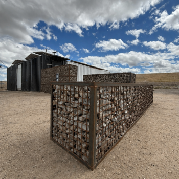 Gabion Basket/ Wall/ Fence (2ft Tall Low Profile)