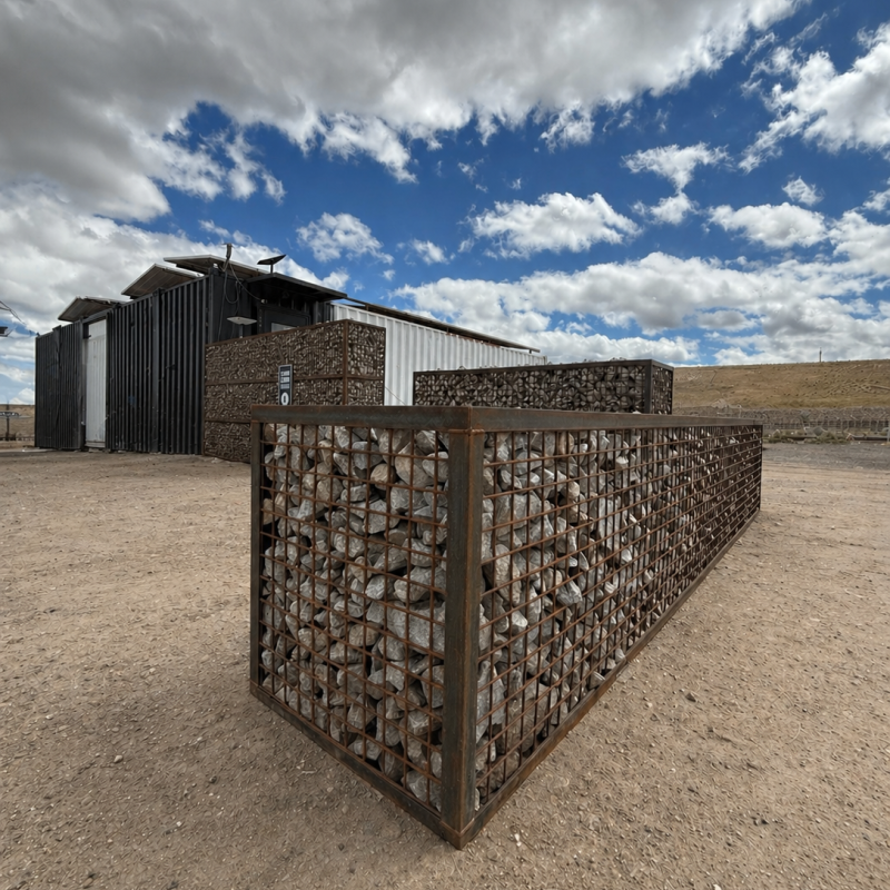 Gabion Basket/ Wall/ Fence (2ft Tall Low Profile)