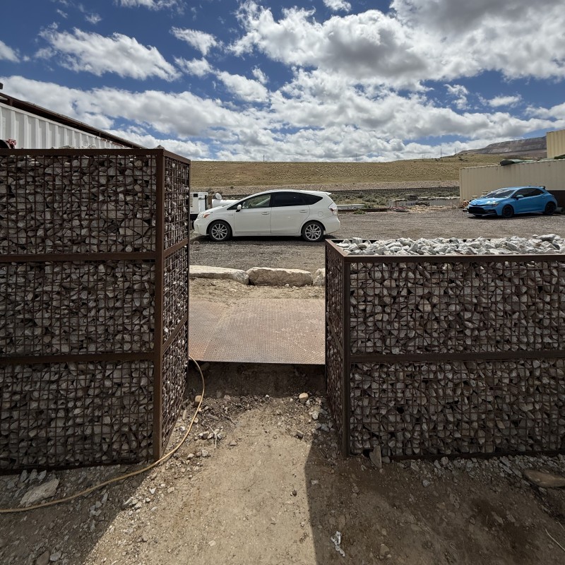 Gabion Basket/ Wall/ Fence (4ft Tall Mid Profile)