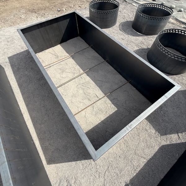 Corten Steel Planter Box (Premium folded top)