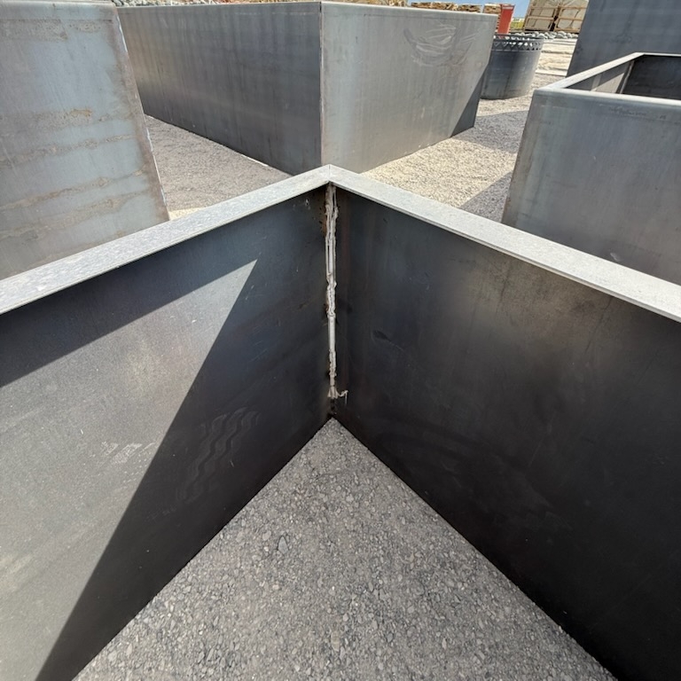 Corten Steel Planter Box (Premium folded top)