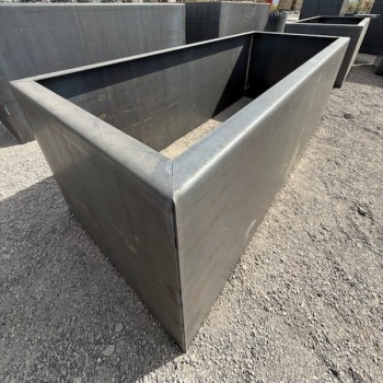 Corten Steel Planter Box (Premium folded top)