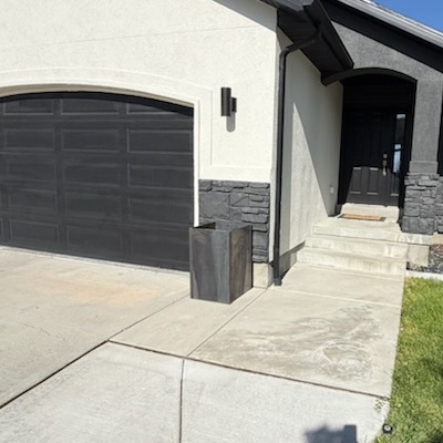 Garage Pillar Planter Box's