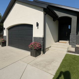 Garage Pillar Planter Box's