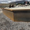 Weathered Steel Retaining Wall