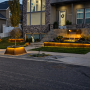 Weathered Steel Retaining Wall