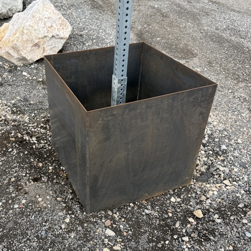 Planter Base with Sign Post Sleeve