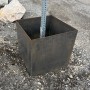 Planter Base with Sign Post Sleeve